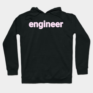 engineer light pink Hoodie